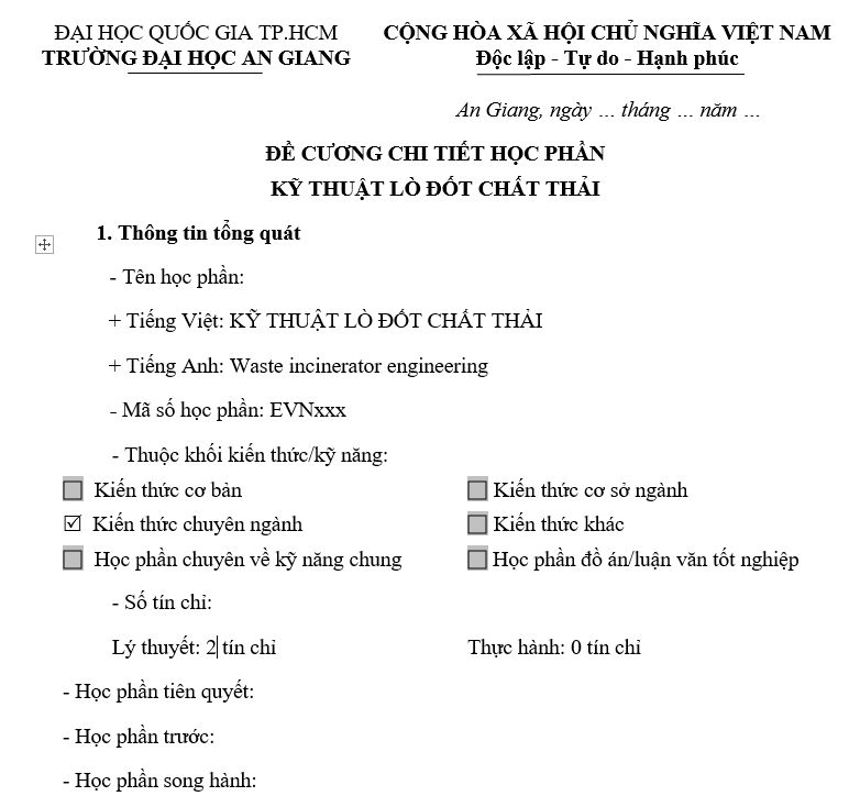 Kỹ thuật lò đốt chất thải